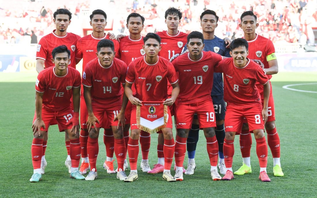 U23 Indonesia đang có nhiều cơ hội để giành quyền vào tứ kết U23 châu Á 2024. (Ảnh: AFC). 