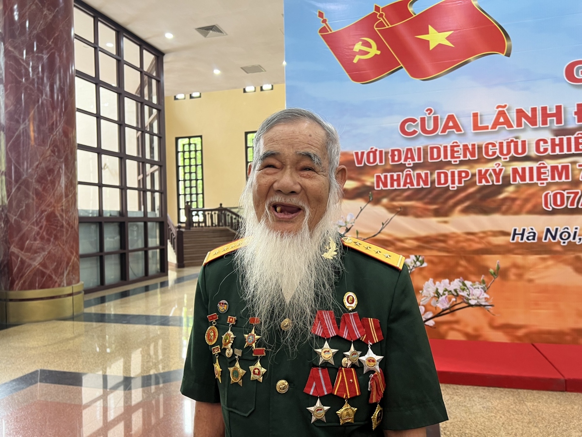 Cựu chiến binh 93 tuổi ở huyện Yên Thành, tỉnh Nghệ An