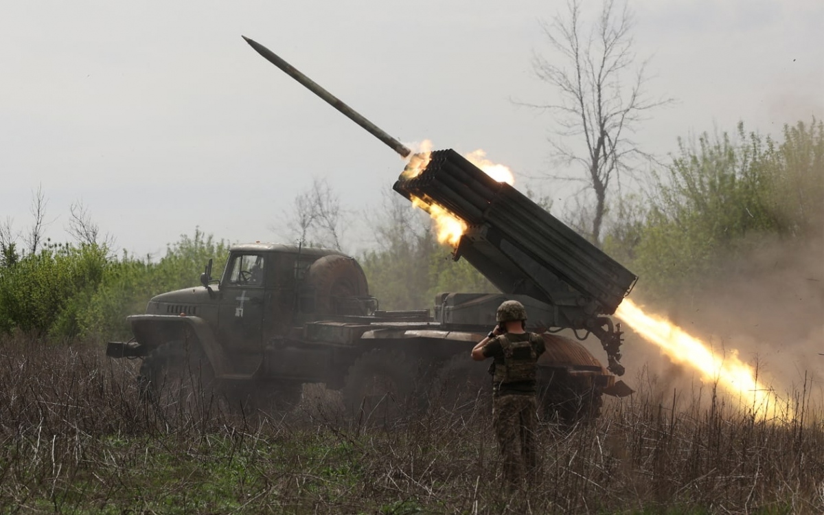 Chiến trường Ukraine. Ảnh: Getty.