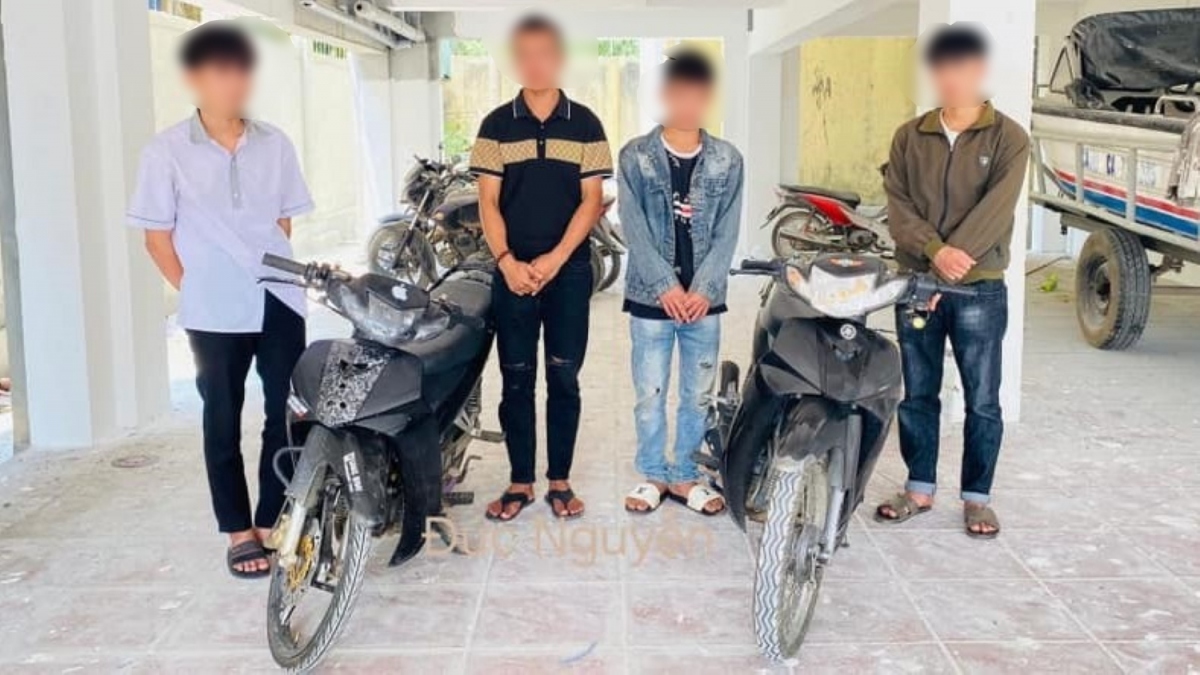 Nhóm thanh niên dàn cảnh trộm tài sản bị bắt giữ