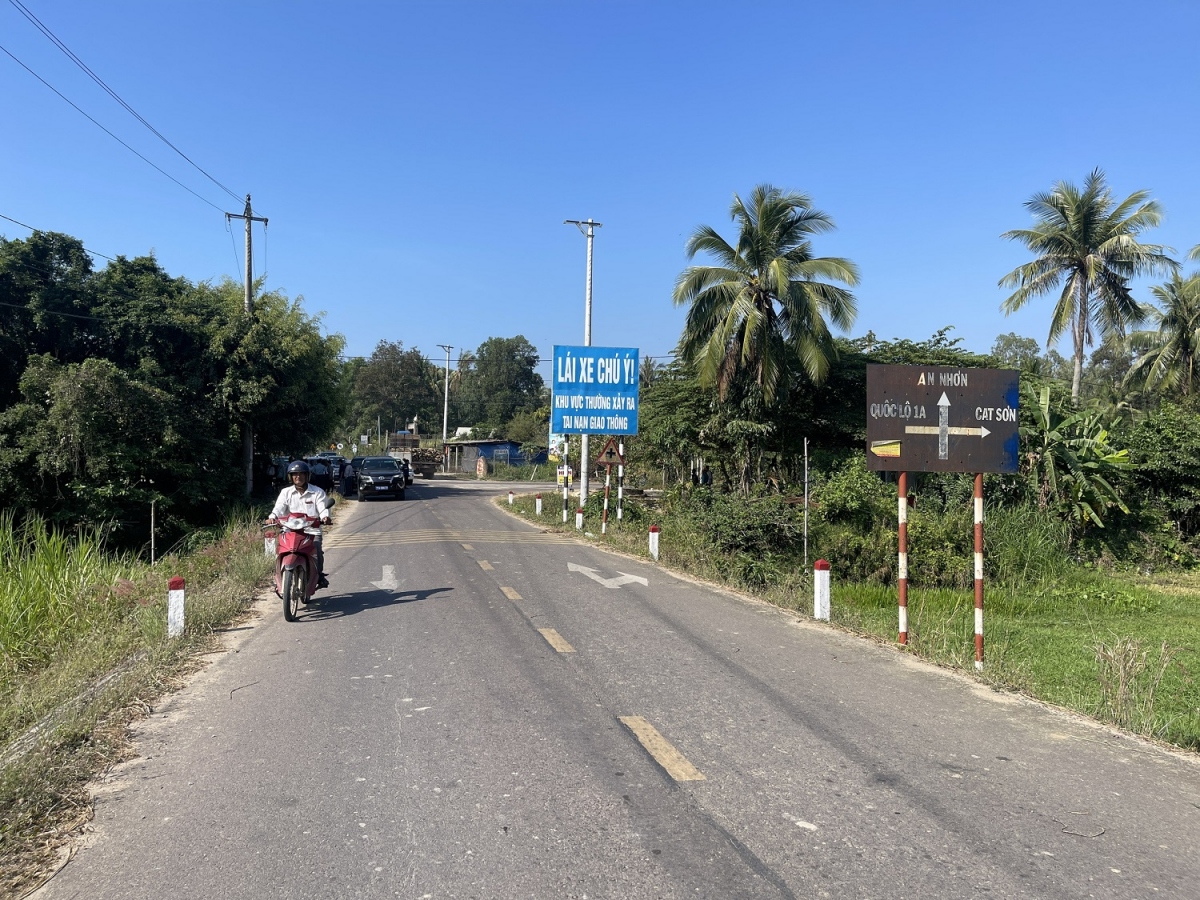 Đường phía Tây tỉnh Bình Định hiện tại