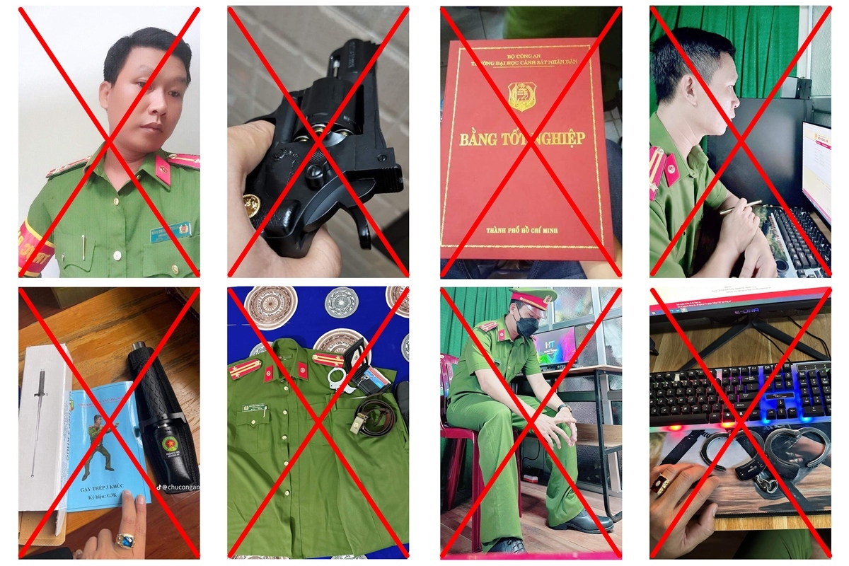 Hình ảnh đối tượng Tuấn đăng tải trên tài khoản mạng xã hội cá nhân.