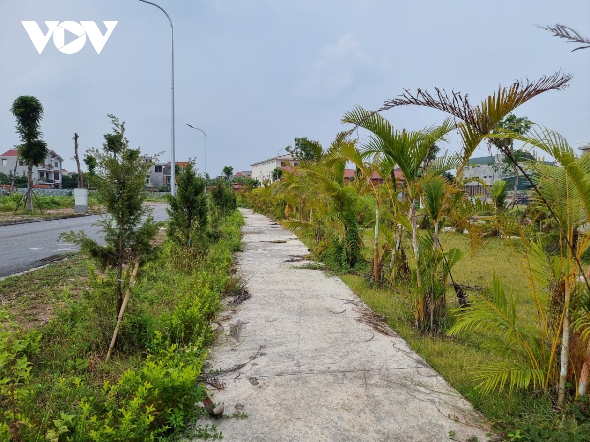 Diện tích "công viên" nhỏ, hẹp không đúng với "quy hoạch" trong thiết kết phê duyệt Dự án