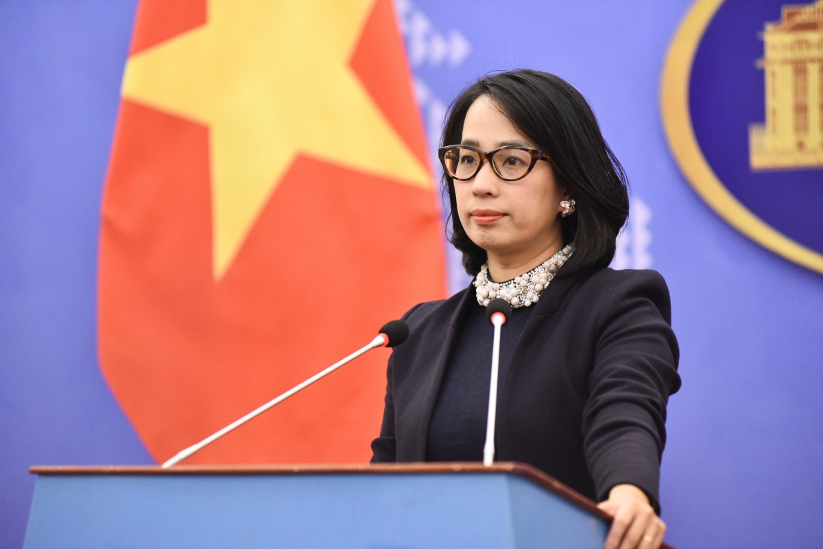 Người phát ngôn Bộ Ngoại giao Việt Nam Phạm Thu Hằng.
