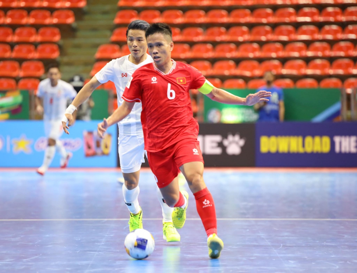 Đội trưởng Phạm Đức Hoà của ĐT Futsal Việt Nam. (Ảnh: VFF)
