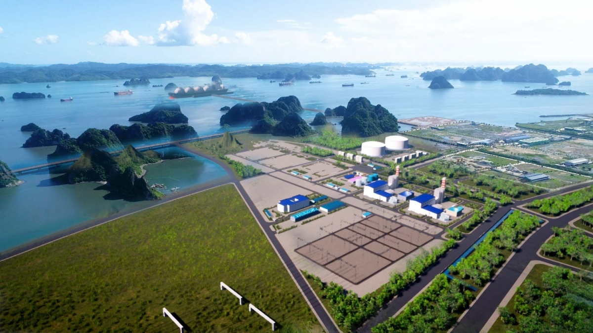 Phối cảnh Dự án LNG Quảng Ninh - Ảnh: PVN