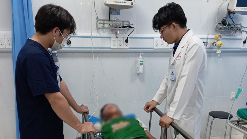 Sau cấp cứu, bệnh nhân đã ổn định sức khỏe. (ảnh: cơ sở y tế cung cấp)