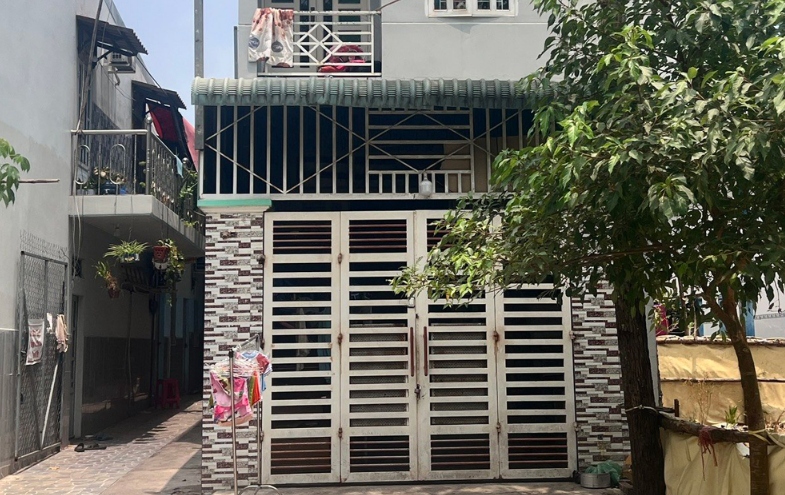 Căn nhà nơi bà H. thuê để trông giữ trẻ