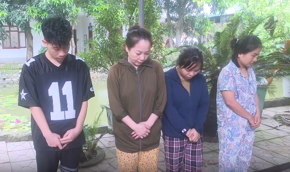Các đối tượng sau khi bị bắt