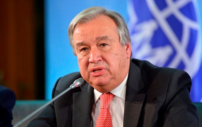 Tổng thư ký Liên Hợp Quốc António Guterres. Ảnh: Getty Images