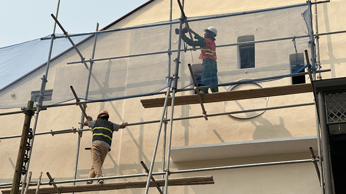 Việc thi công cải tạo hạn chế thấp nhất ảnh hưởng đến cuộc sống của người dân.