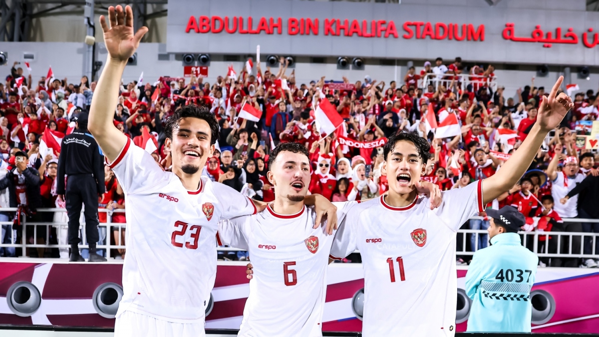 U23 Indonesia chơi rất hay ở U23 châu Á 2024 (Ảnh: AFC).