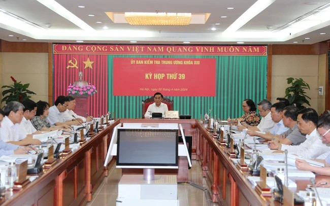 Kỳ họp thứ 39 của Ủy ban Kiểm tra Trung ương.