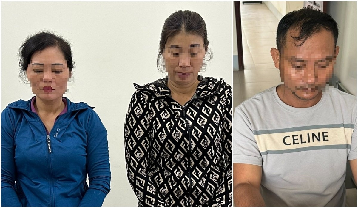 Các đối tượng tại cơ quan công an