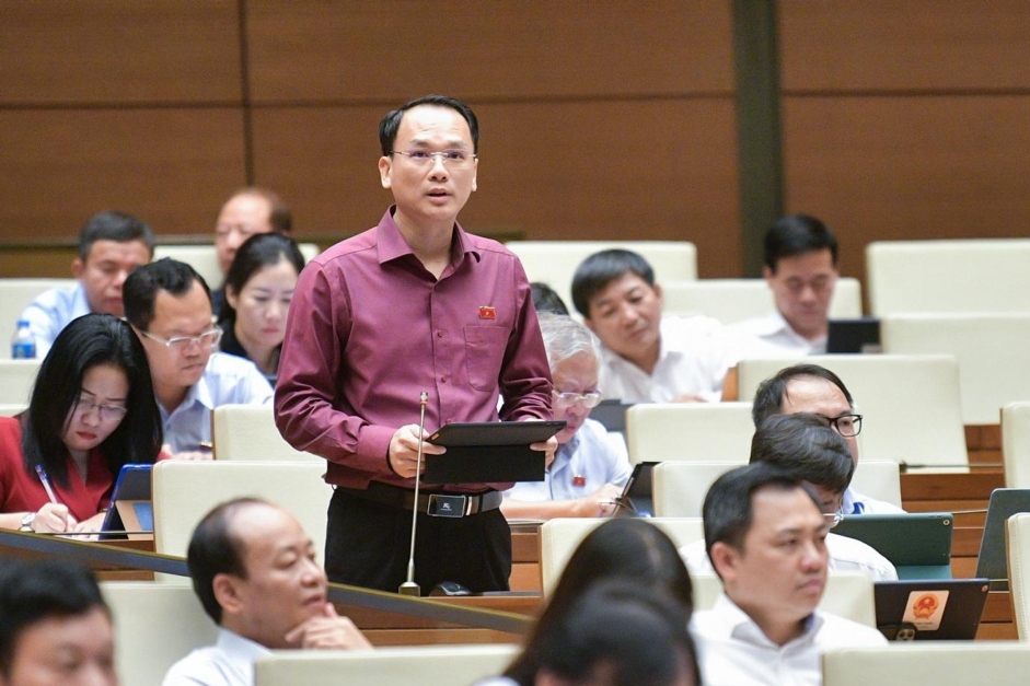 Đại biểu Quốc hội Lưu Bá Mạc phát biểu tại Quốc hội sáng 29/5