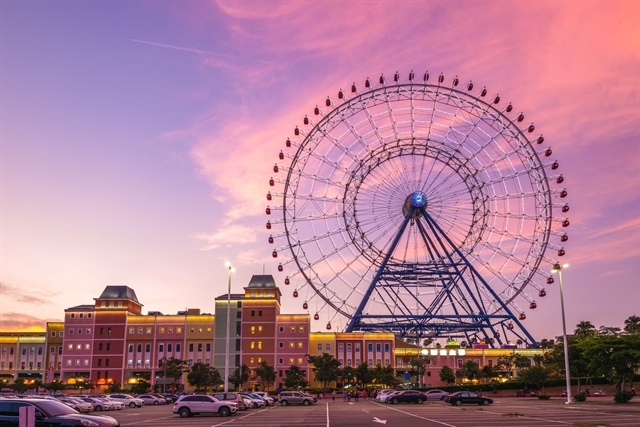A part of Taichung City, Taiwan (China). (Photo courtesy of Vietjet)