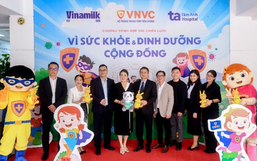 Hợp tác chiến lược kết hợp dinh dưỡng và chăm sóc y tế được Vinamilk, VNVC và Tâm Anh kì vọng sẽ mang đến nhiều lợi ích cho cộng đồng (Ảnh: Vi Nam)