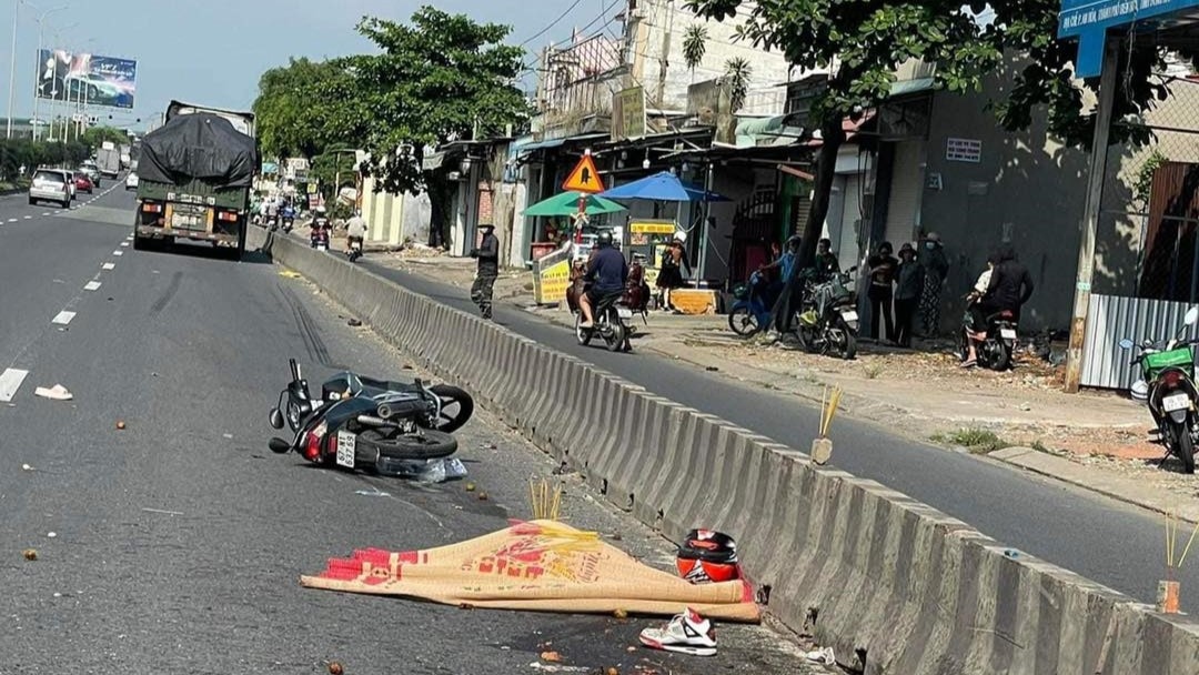 Hiện trường vụ việc. Ảnh: CTV