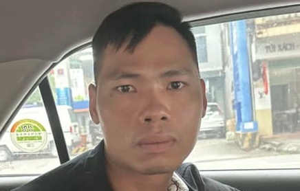 Nguyễn Bá Phúc bị lực lượng chức năng bắt giữ. Ảnh: Công an Mỹ Hào.
