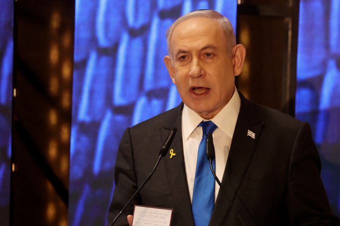 Thủ tướng Israel Benjamin Netanyahu phát biểu tại một sự kiện ở Jerusalem ngày 13/5. Ảnh: AFP