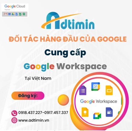 Adtimin đối tác hàng đầu của Google cung cấp Google Workspace