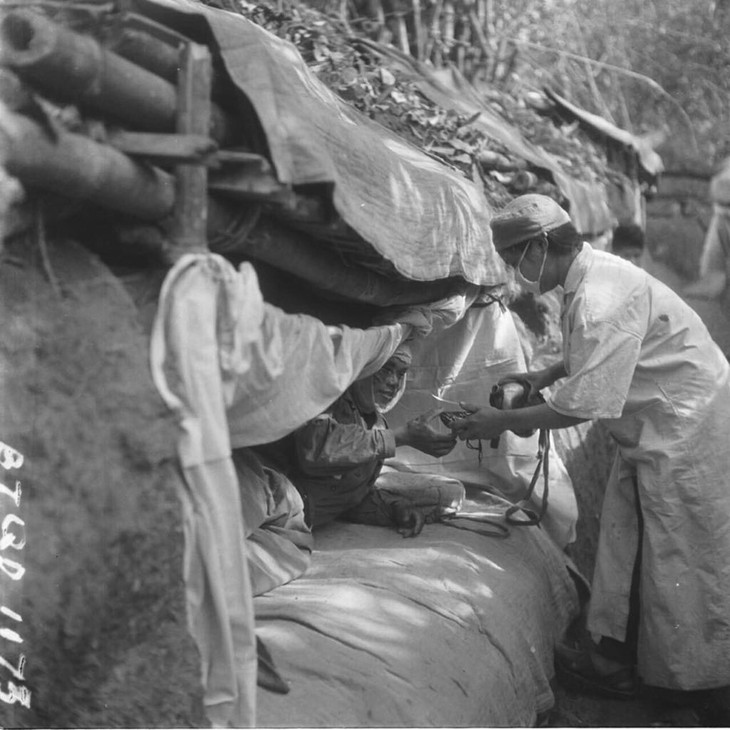 Trạm quân y tiền phương tại mặt trận Điện Biên Phủ -1954