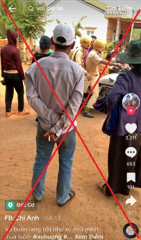 Ảnh cắt từ video A.Y.C đăng trên trang tiktok cá nhân. (Ảnh: CACC)