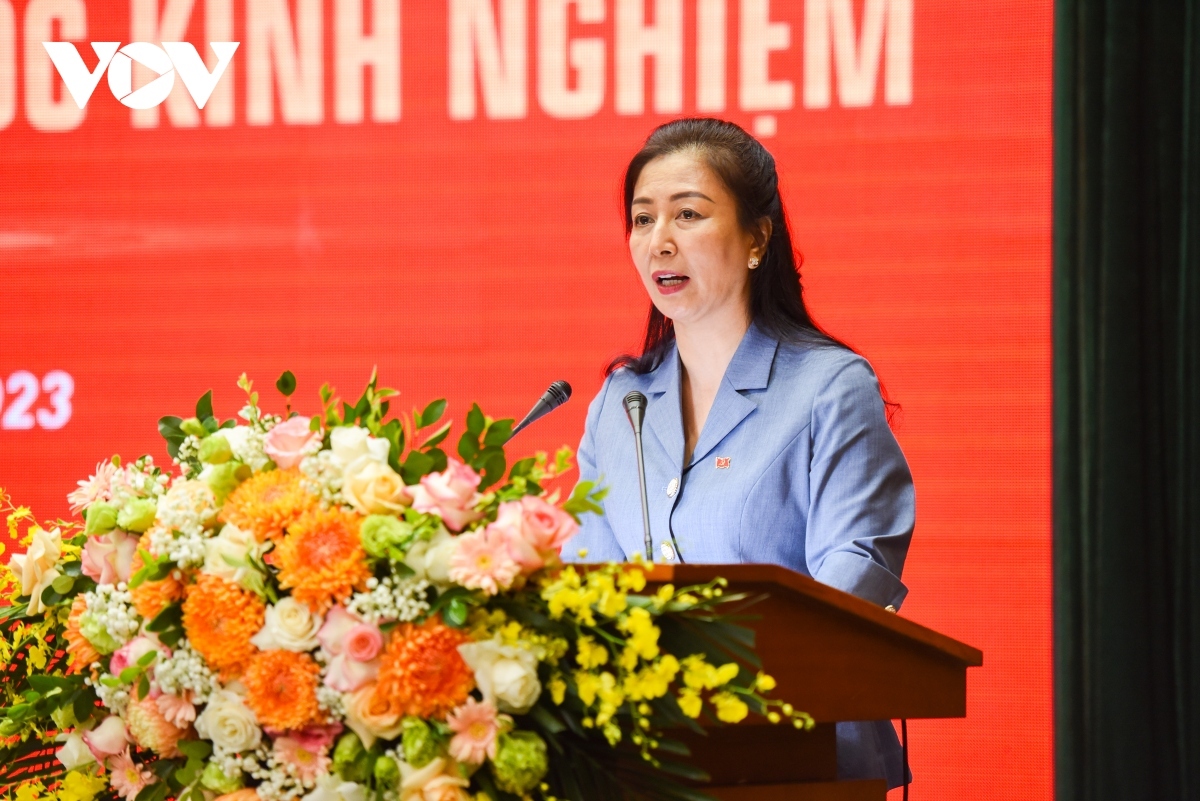 Bà Lê Thị Thu Hồng – Phó Bí thư Thường trực Tỉnh ủy Bắc Giang tạm thời điều hành Tỉnh ủy
