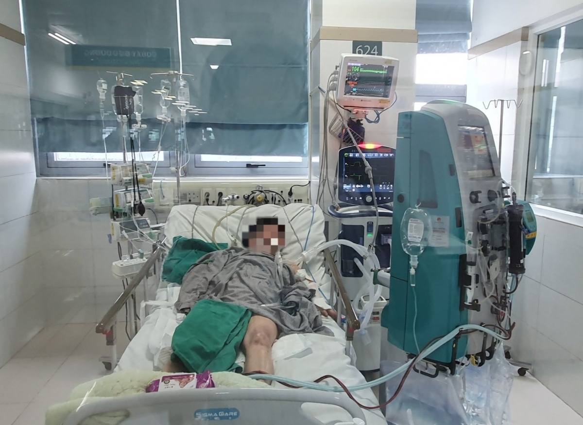 Nạm nhân vụ cháy ở Trung Kính đang điều trị tại BV Bạch Mai