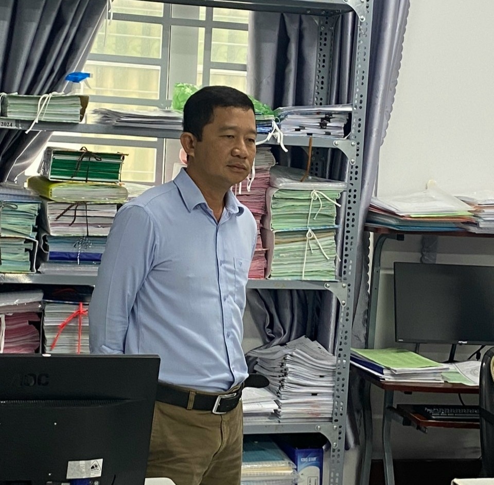 Bị can Dương Tấn Thiện- Ảnh K.P