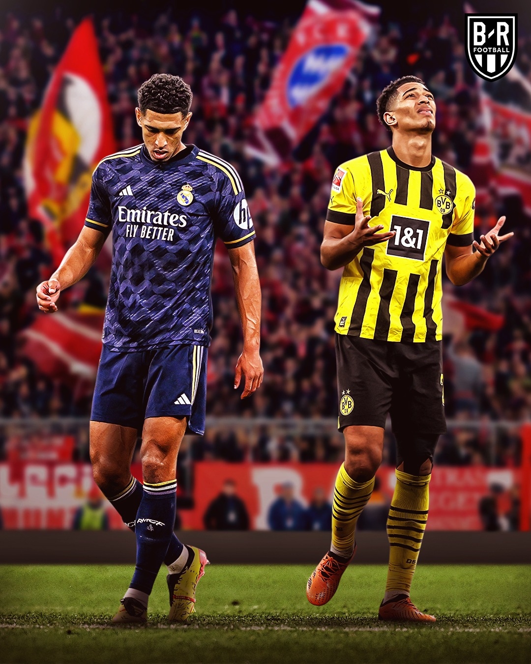 Jude Bellingham vẫn chưa thể có chiến thắng đầu tay trước Bayern Munich. (Ảnh: Bleacher Reports)