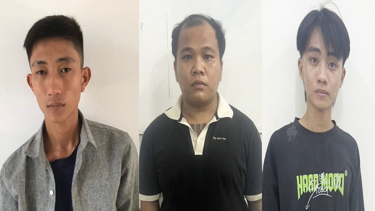 Các đối tượng từ trái qua, Đạt, Nghĩa, Dương.