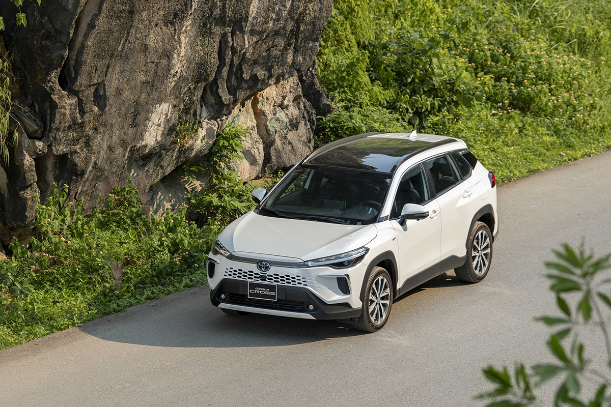 Corolla Cross hybrid là mẫu xe xanh bán chạy nhất của Toyota tại Việt Nam
