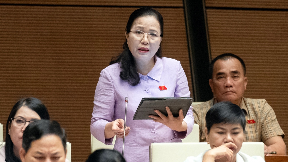 Đại biểu Đỗ Thị Lan (đoàn Quảng Ninh)