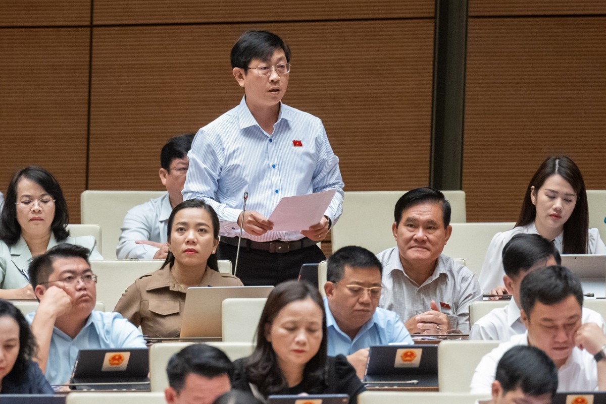 Đại biểu Nguyễn Hữu Thông (đoàn Bình Thuận)