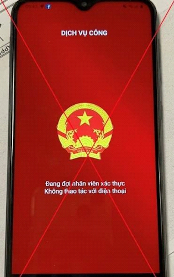 Cổng Dịch vụ công giả mạo