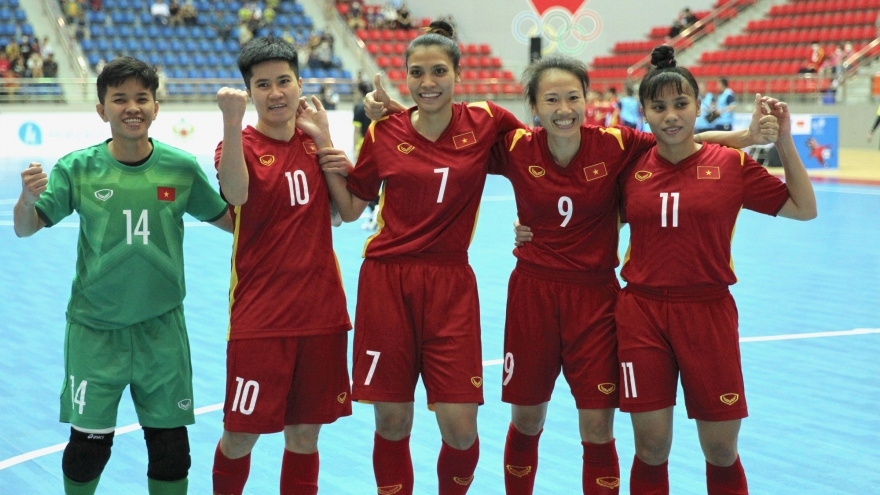 ĐT Futsal nữ Việt Nam từng giành HCB SEA Games 31 trên sân nhà. 