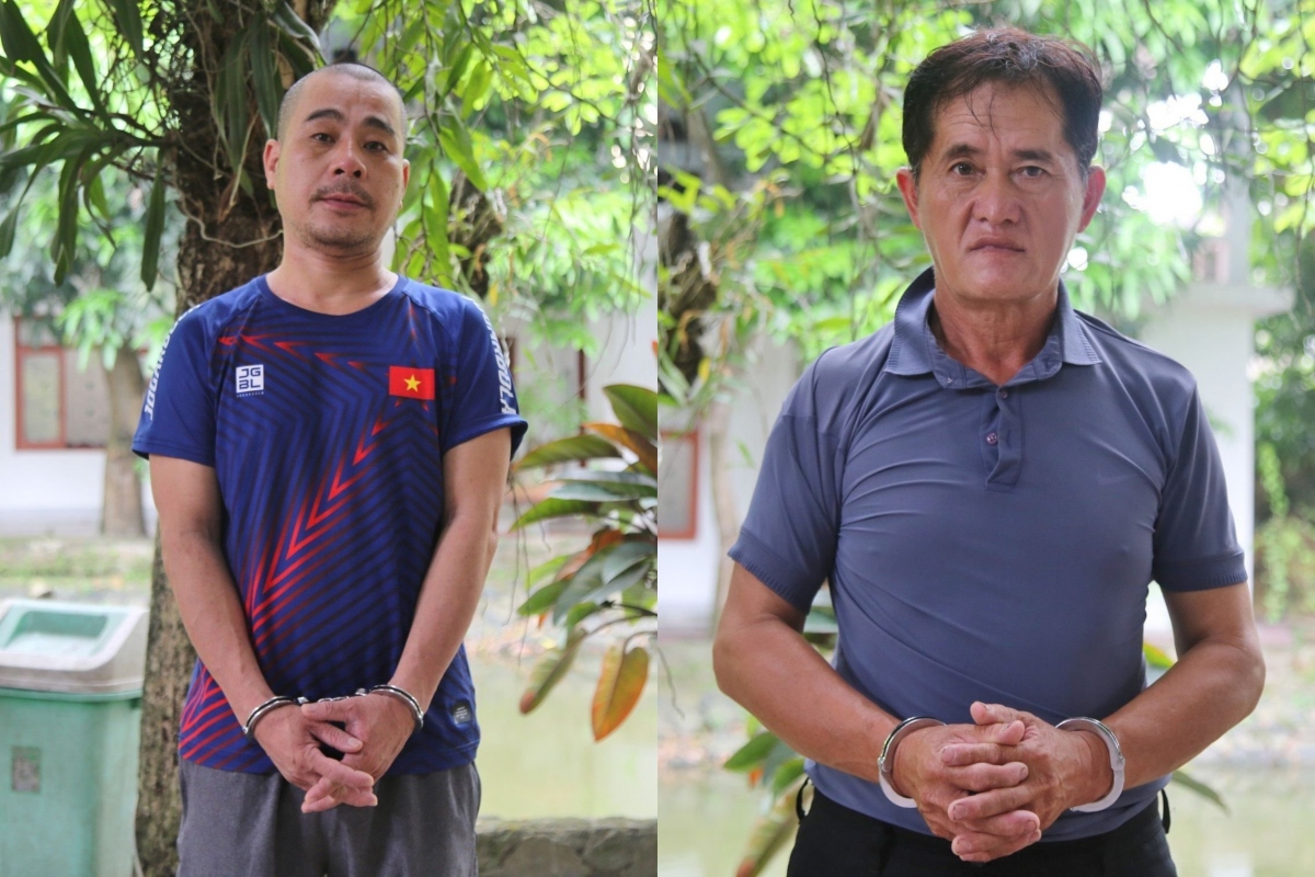 Hai đối tượng cầm đầu Phan Trung Hưng và Già Xìa Chơ