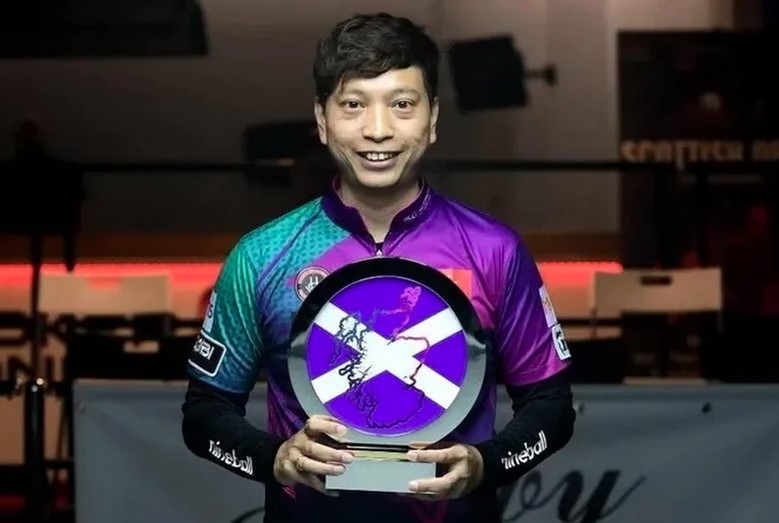 Vietnamese billiards player Quoc Hoang makes history at Jacoby Scottish Open 2024
