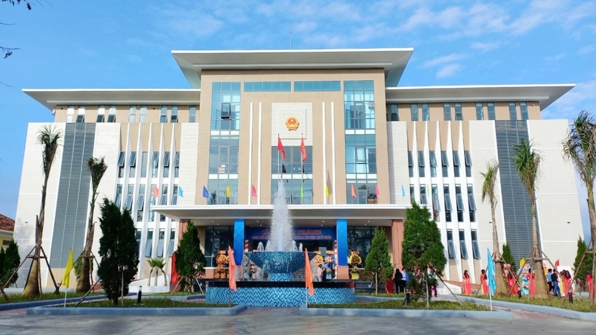 Trụ sở làm việc HĐND và UBND huyện Quế Sơn, tỉnh Quảng Nam.