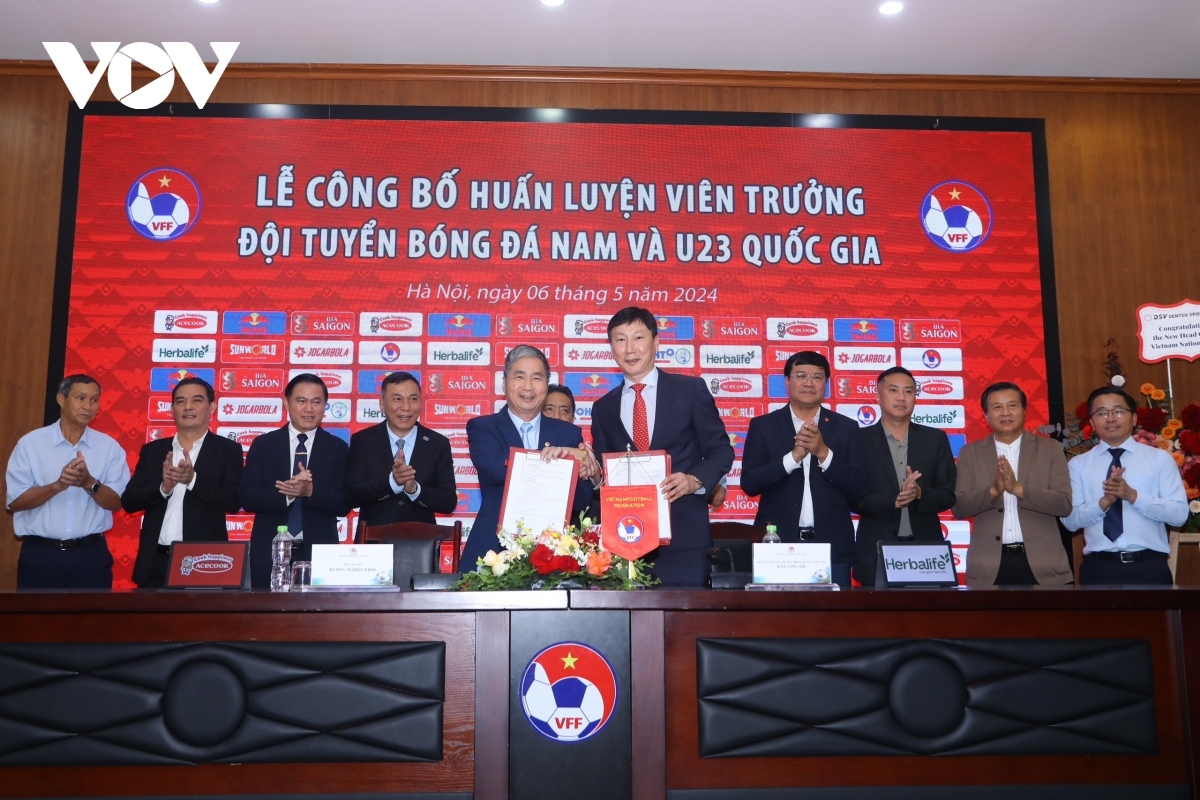 At the signing ceremony