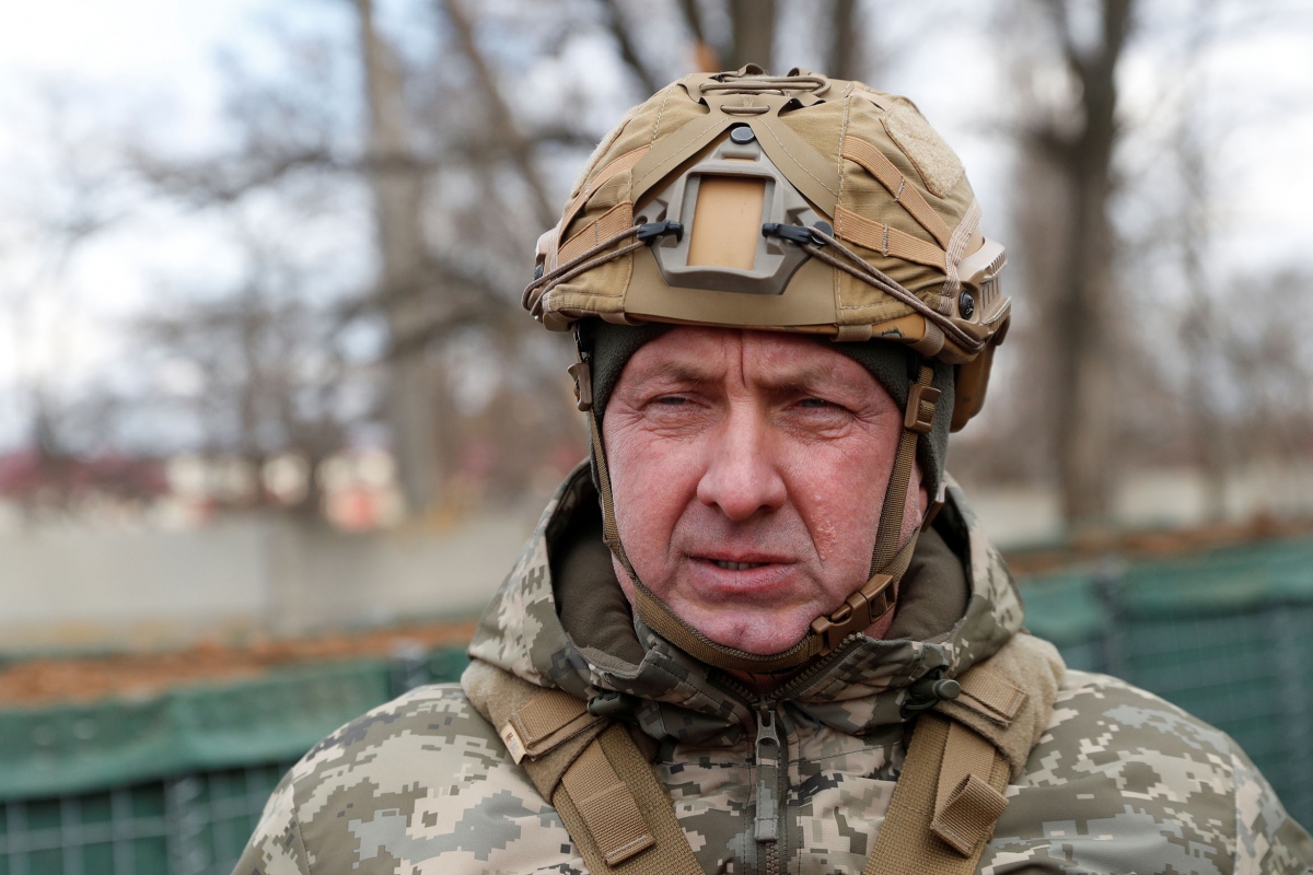 Tư lệnh Lực lượng Mặt đất của Lực lượng Vũ trang Ukraine Oleksandr Pavliuk. Ảnh: Getty.