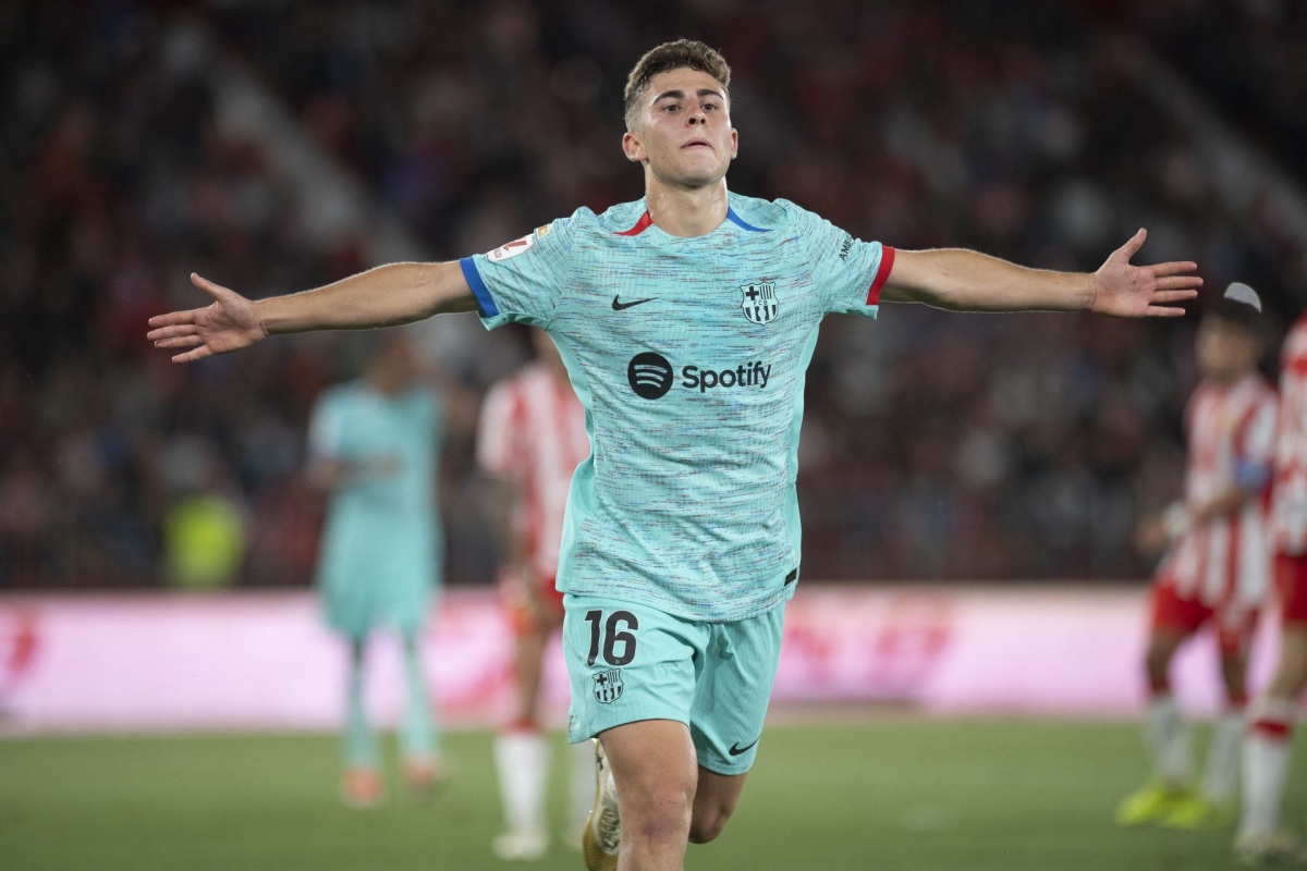 Barca chính thức là á quân La Liga sau trận thắng Vallecano 3-0. (Ảnh: Reuters)