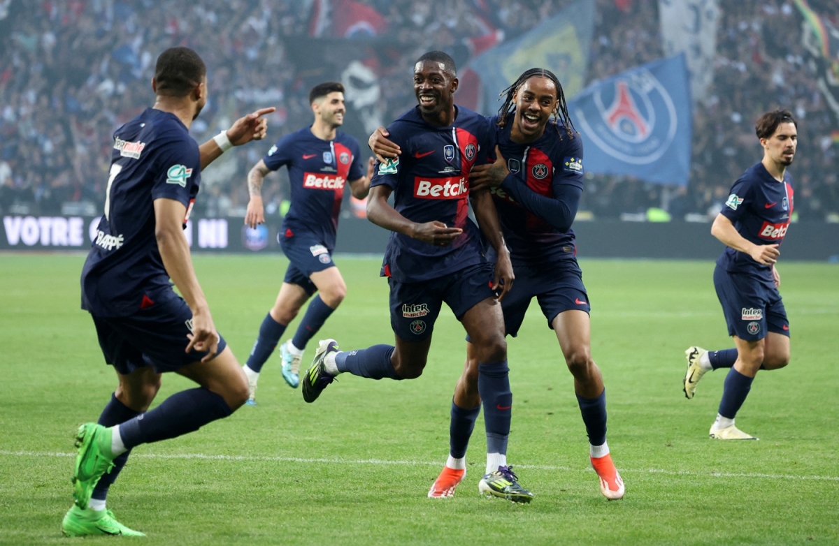 PSG vô địch Cúp Quốc gia Pháp. (Ảnh: Reuters)