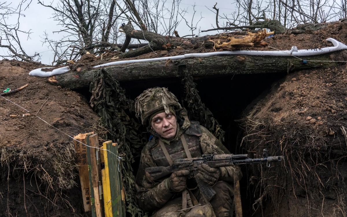 Binh sĩ Ukraine. Ảnh: Nytimes.
