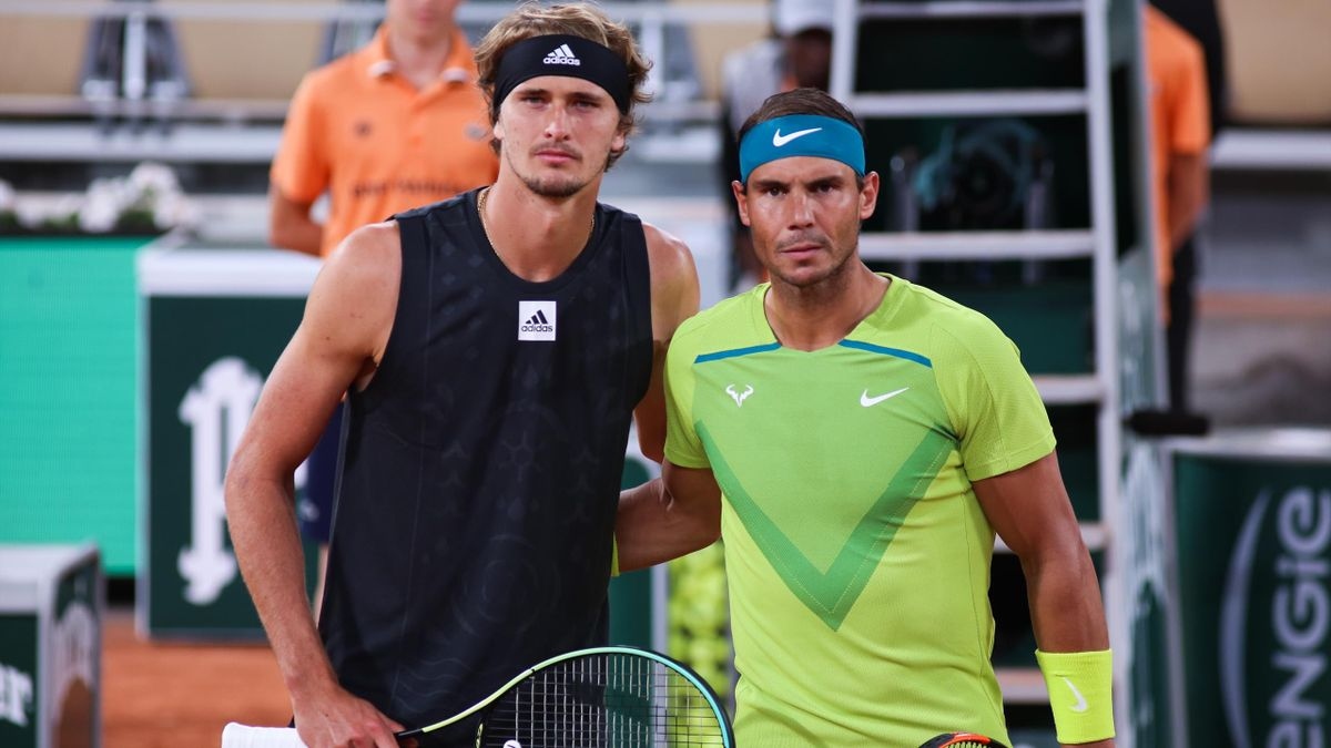 Nadal gặp Zverev ngay vòng 1 của nội dung đơn nam Roland Garros 2024. (Ảnh: Getty).