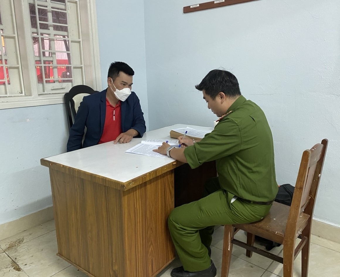 Nguyễn Chí Học thời điểm bị bắt tạm giam.