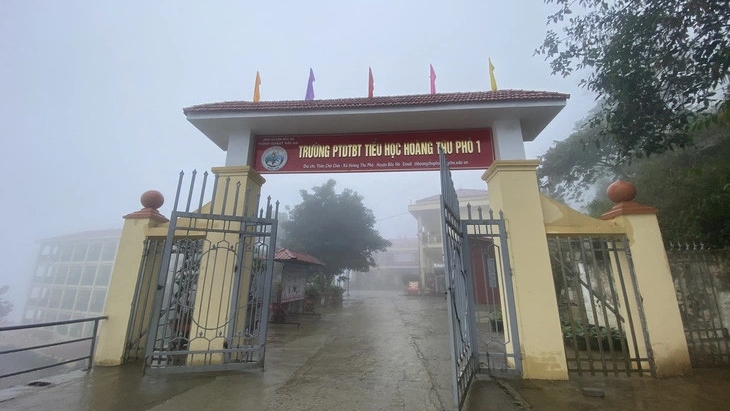 Trường phổ thông dân tộc bán trú tiểu học Hoàng Thu Phố 1 - Ảnh: Tuổi Trẻ
