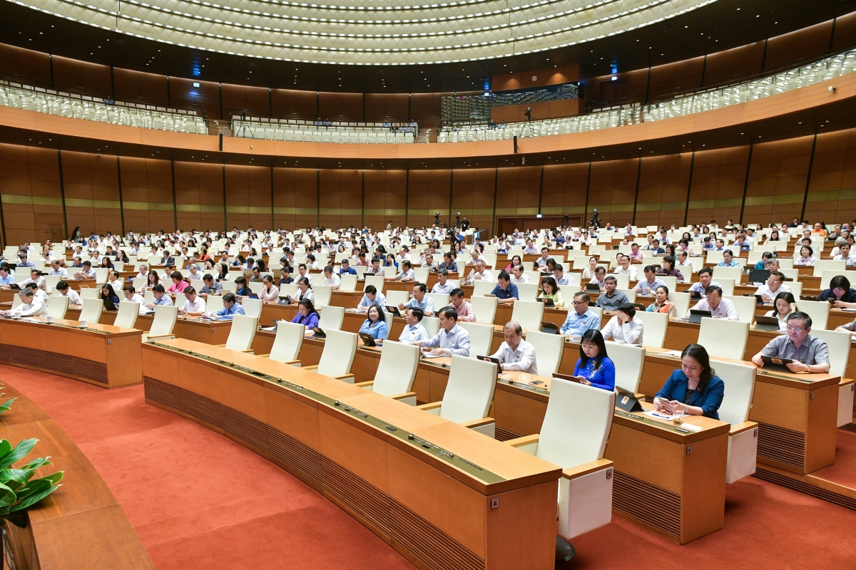 Các đại biểu tại phiên họp.
