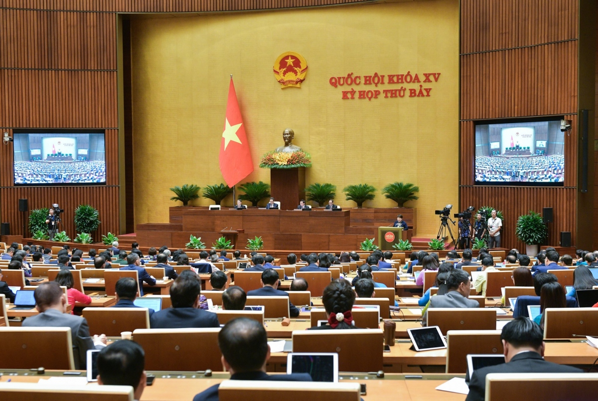 Toàn cảnh phiên họp ngày 22/5.